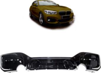 Universal Gloss Black Rear Diffuser for