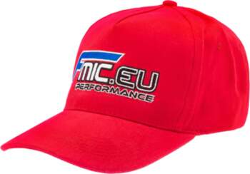 Baseball cap FMIC.EU Red