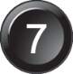 Insert 15mm 178 Number 7 Black