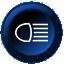 Insert button 15mm B857 blue Ecumaster