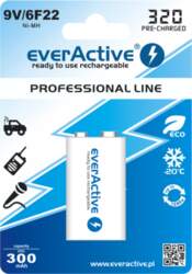 9V 320mAh krona akumuliators, 1 gab