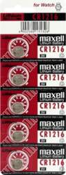 Maxell CR1216 elementas, 5 vnt.