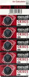 Maxell CR2025 elementas, 5 vnt.
