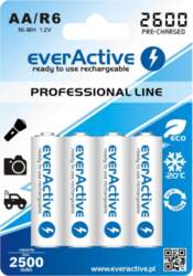 EverActive 2600mAh AA akumuliators, 4 gab