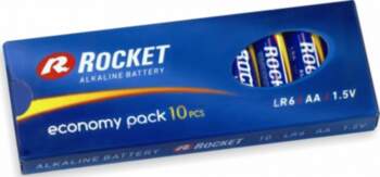 Rocket Alkaline AA LR6 elements, 10
