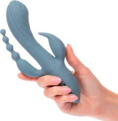 CALEXOTICS - VIBRATOR TRIPLE ECSTASY GREY