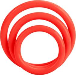 CALEXOTICS - TRI-RINGS SET RED