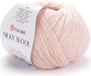 YARNART SILKY WOOL, 341