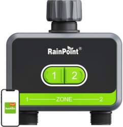 RainPoint 2-zone irrigation controller with app