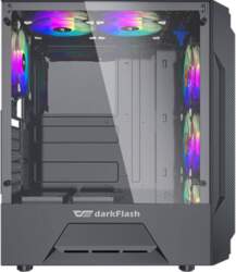 Darkflash LEO computer case (black) |
