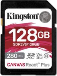 Kingston SDXC 128GB Canvas React Plus