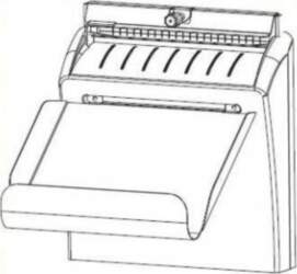 Zebra cutting device for printer labels