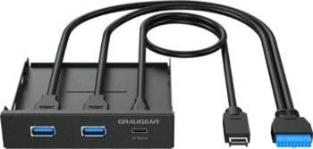 Graugear Multi Frontblende mit USB 3