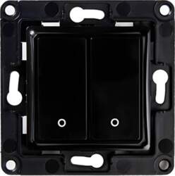 Shelly wall switch 2 button (black)