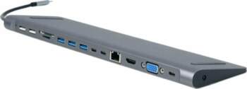 Gembird USB-C Hub HDMI GbE 5xUS