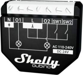 Shelly Qubino Wave2PM Controller, 2-channel, Z-Wave