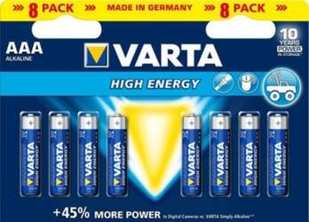 1x8 Varta Longlife Power Micro AAA