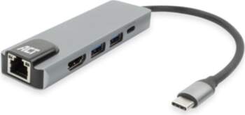 ACT USB-C HDMI/LAN/1XUSB-C/2XUSB-A AC7091