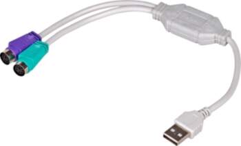 Adapter USB Akyga USB-A - PS/2