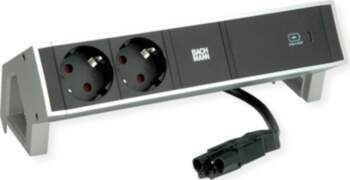 Bachmann DESK2 2xprotective contact USB C