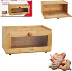 Bamboo bread bin with acrylic front