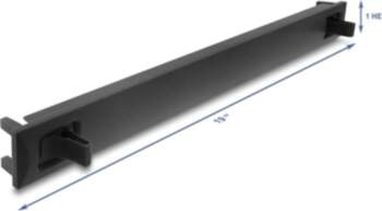 Delock 19" 1U Blind Panel ABS
