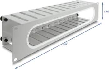 Delock 19" 2U Cable Management Routing