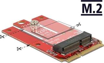 Delock Adapter Mini PCIe > M