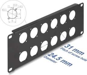 Delock D-Type 10" Patch Panel 12