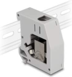 Delock DIN rail Adapter with Keystone