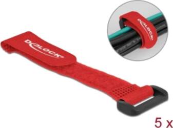 Delock Hook-and-loop cable tie with loop