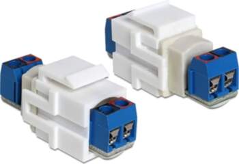 Delock Keystone Module 2 pin terminalblock