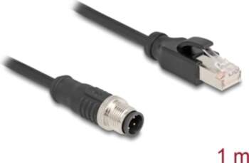 Delock M12 Cable D-coded 4 pin