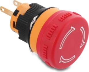 Delock Mushroom-Head Push Button for Installation