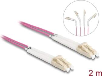 Delock Optical Fiber Cable LC Duplex