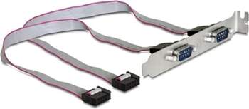 Delock Slotbracket > 2x serial Pin