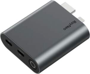 HDMI to USB-C adapter for charging