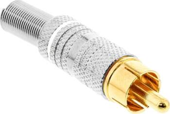 InLine InLine® RCA metal male plug