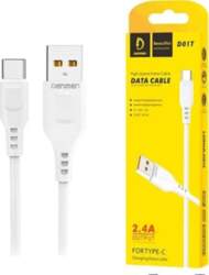 Kabel USB Denmen USB-A - USB-C