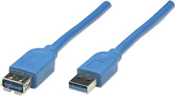 Manhattan USB-A to USB-A Extension Cable