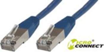 MicroConnect Patchcord, FTP, CAT6, 10m, niebieski