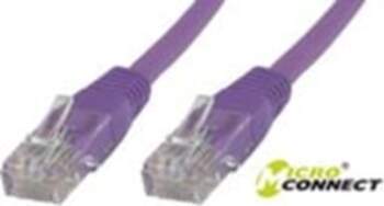 MicroConnect Patchcord, FTP, CAT6, 2m, fioletowy