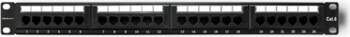 Qoltec Patch panel RACK 24 porty