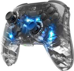 PDP Afterglow Black, Transparent Gamepad Analogue