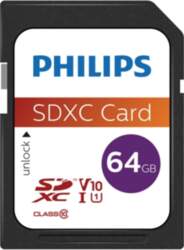 Philips SDXC Card 64GB Class 10