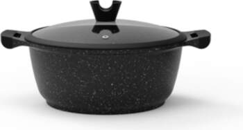 Pot Domoletti Black Marble 28 cm