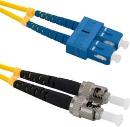 Qoltec Patchcord wiatowodowy SC/UPC - ST/UPC