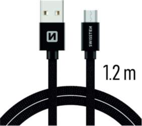 Swissten Textile Quick Charge Universal Micro