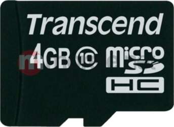 Transcend microSDHC 4GB Class 10 TS4GUSDC10
