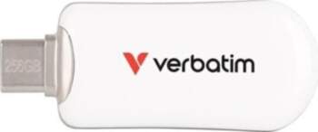 Verbatim Plectra White 256GB USB-C Flash